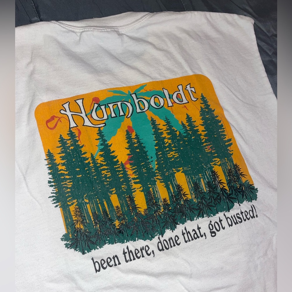 Vintage Y2K Humboldt California The Liquor Still Ganja Shirt Size L Tank Top